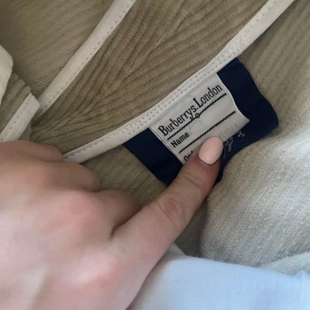 Burberry Beige‎ Corduroy Cotton Trouser Pants Size
